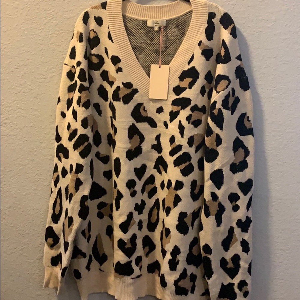 Leopard sweater
